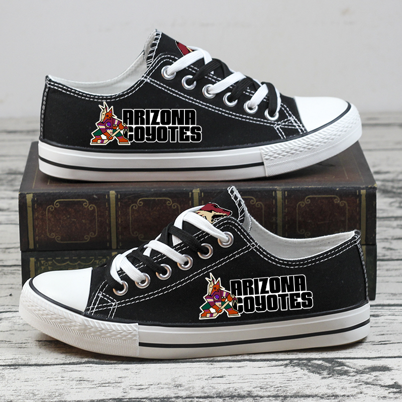Arizona Coyotes Low Top Canvas Sport Sneakers Shoes For Men Women Fans