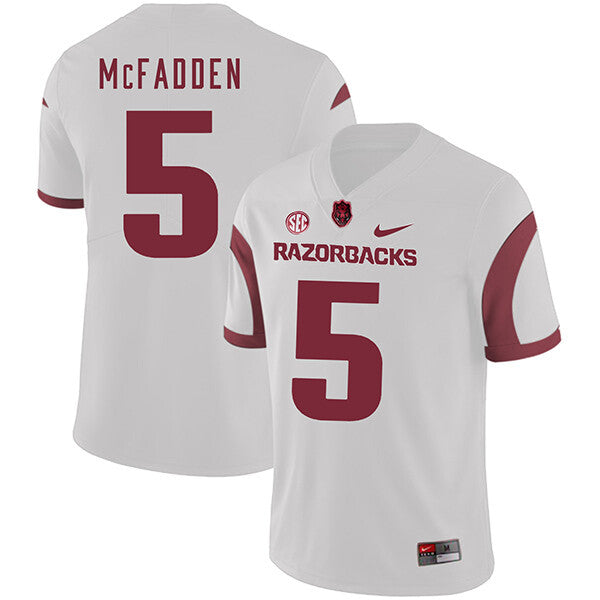 Arkansas Razorbacks #5 Darren McFadden College Football Jersey White