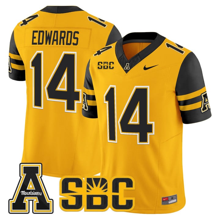 Armanti Edwards Jersey #14 App State Mountaineers 2025 Vapor Limited Stitched