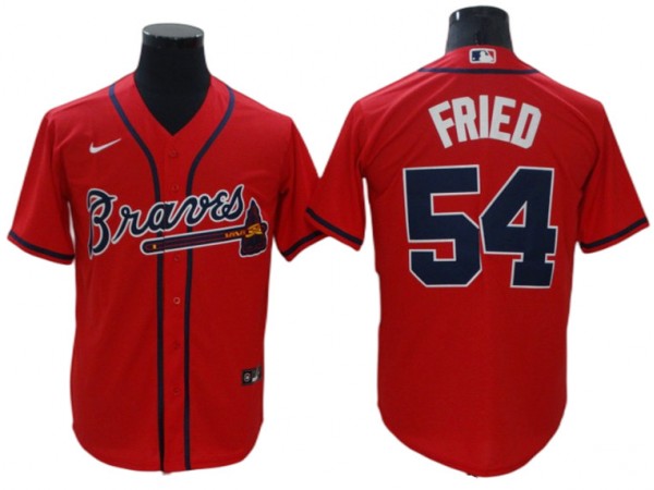Atlanta Braves #54 Max Fried White City Connect Jersey