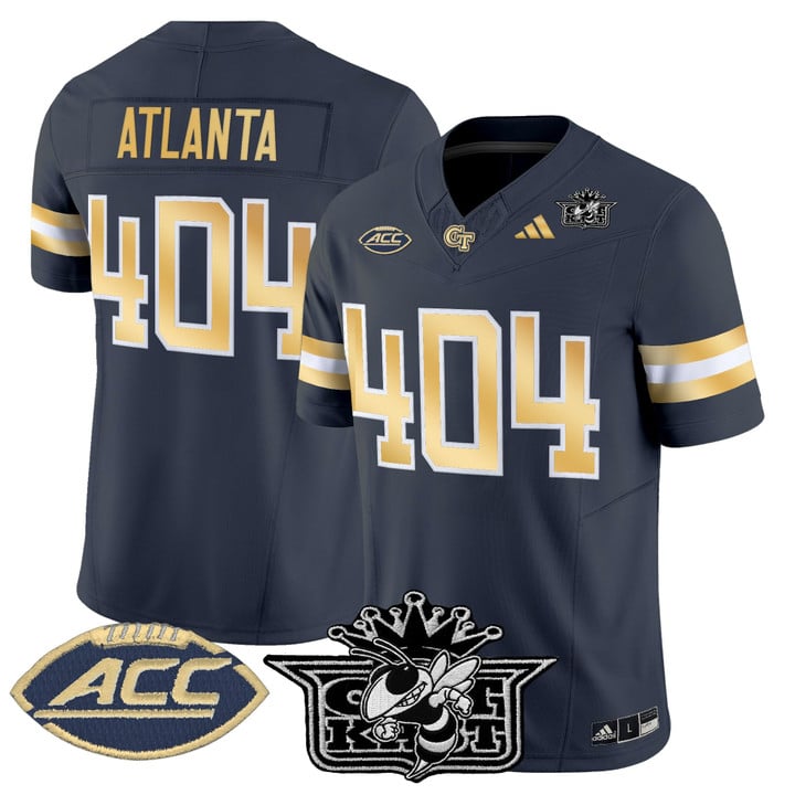 Atlanta Jersey #404 Outkast Georgia Tech Yellow Jackets 2025 Stitched