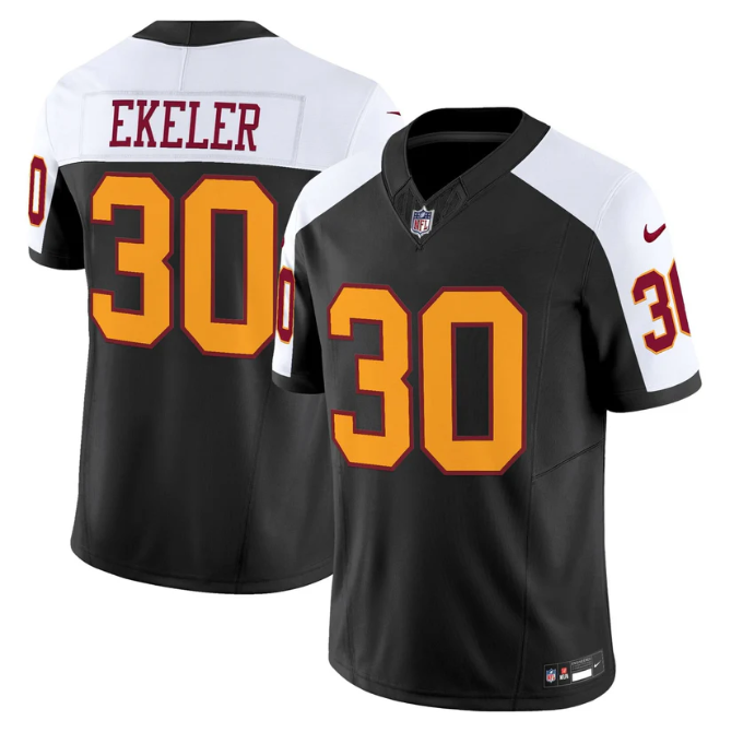 Austin Ekeler Jersey #30 Throwback Vapor Limited All Stitched Black Alter