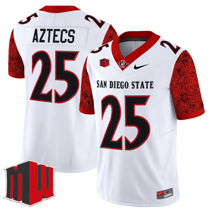 Aztecs Jersey #25 San Diego State Aztecs 2025 Vapor Limited Stitched