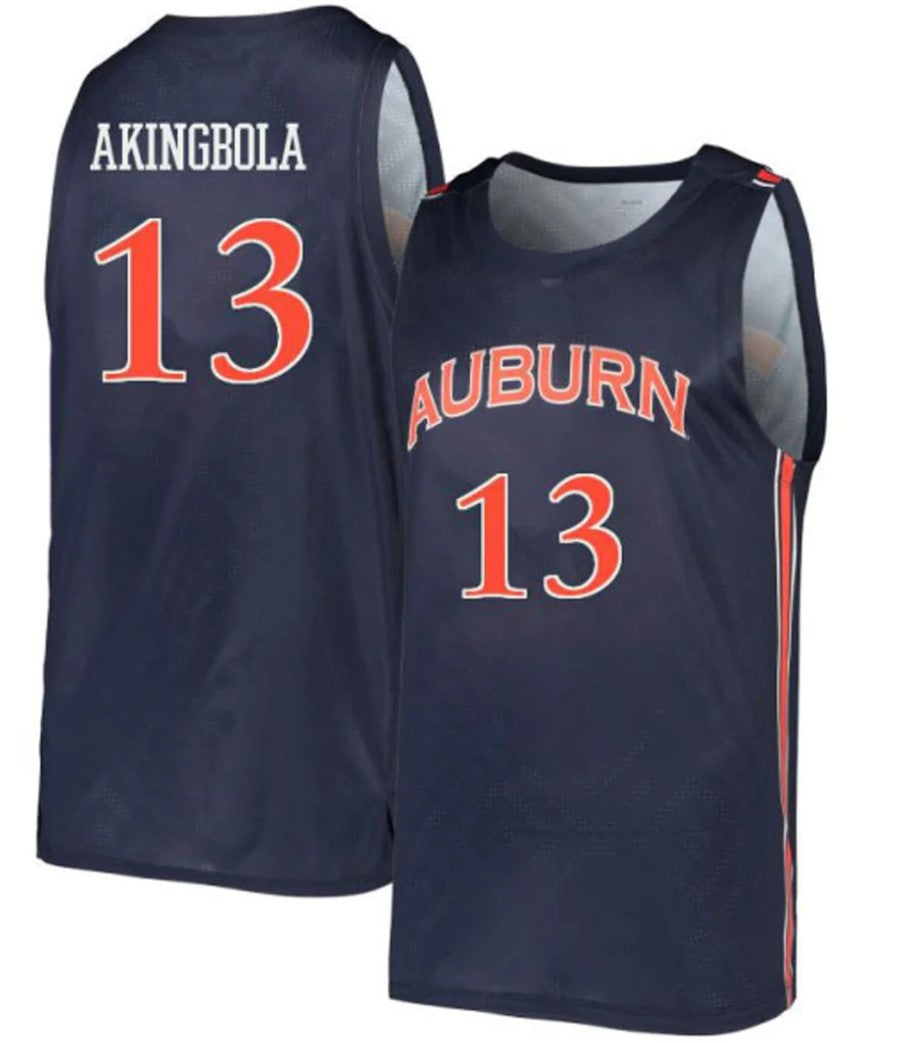 Babatunde Akingbola Jersey Auburn Tigers College Basketball #13