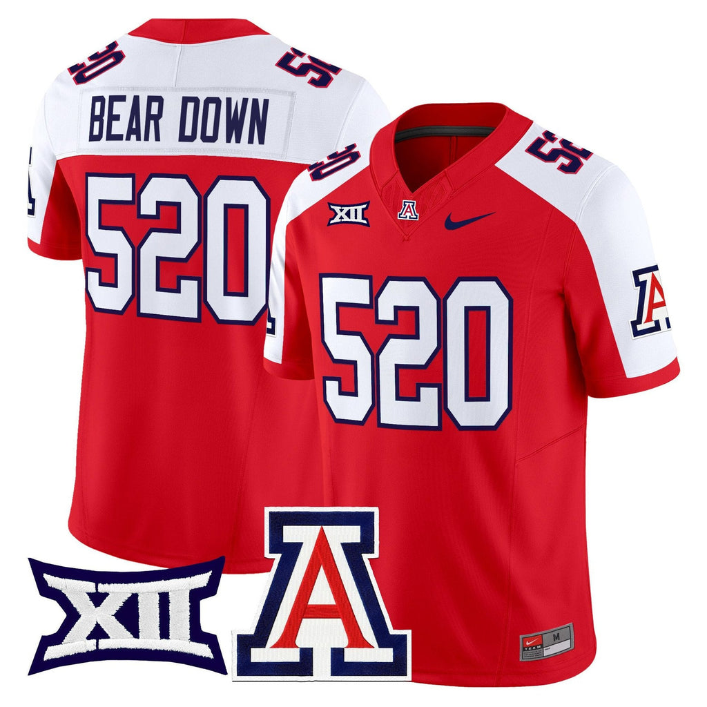 Bear Down Jersey #520 Arizona Wildcats 2025 Limited Stitched Red Alternate