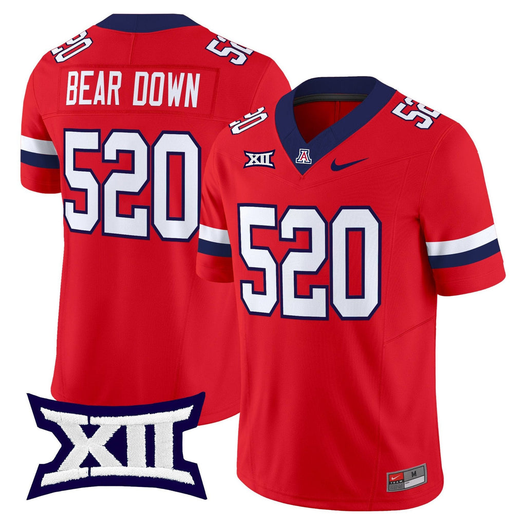 Bear Down Jersey #520 Arizona Wildcats 2025 Vapor Limited Stitched Red
