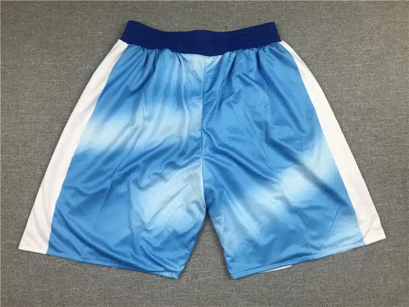 Brooklyn Nets Hardwood Classics Swingman Performance Blue Shorts - Basketball Shorts Store