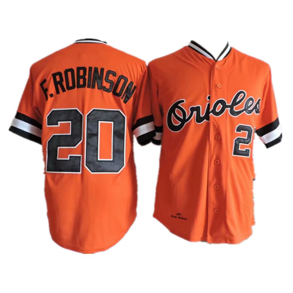 Baltimore Orioles Frank Robinson Orange 1971 Throwback Jersey
