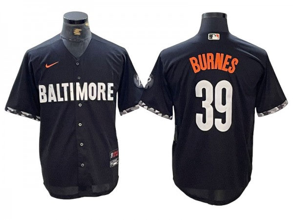 Baltimore Orioles #39 Corbin Burnes Black City Connect Jersey