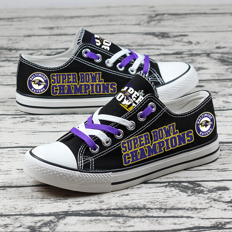 Baltimore Ravens Sport Sneakers Shoes For Men Women Fans