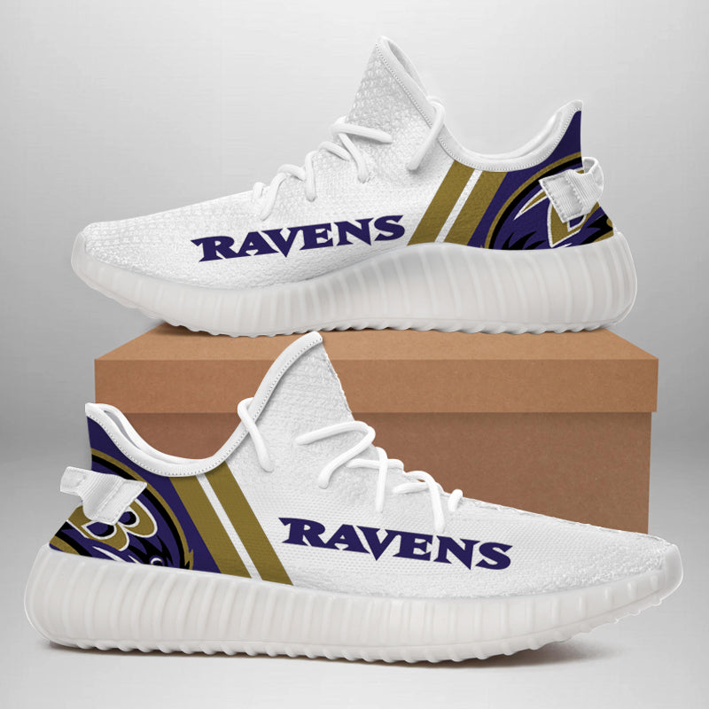 Baltimore Ravens NFL 350v Yeezy Sneakers For Men Women Fans