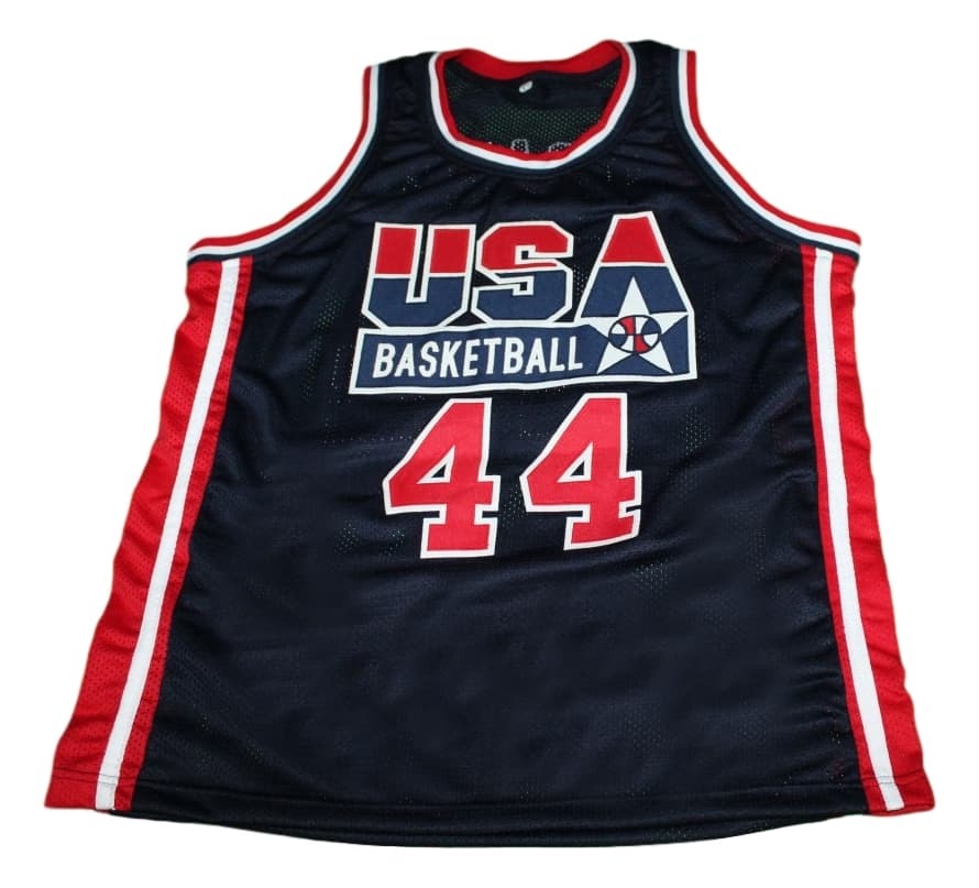 Barack Obama Jersey #44 Team USA New Basketball Navy Blue Stitched
