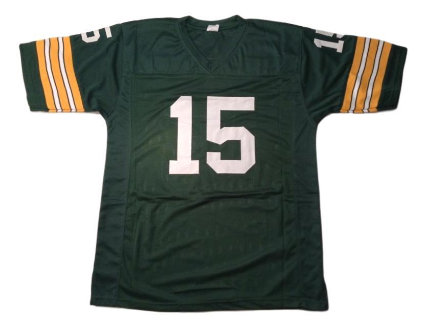 Bart Starr Jersey #15 Custom Unsigned Football Jerseys Stitched Green