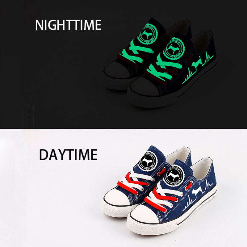 Beagle Canvas Sneakers Shoes For Men Women Fans