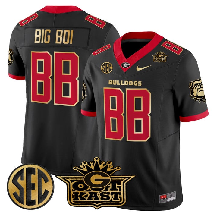 Big Boi Jersey #BB Outkast x Georgia Bulldogs Vapor Limited Stitched