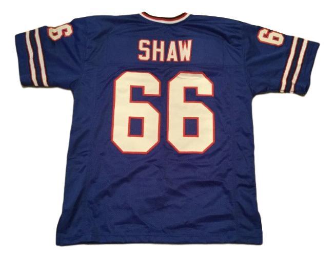 Billy Shaw Jersey #66 Custom Unsigned Football Jerseys Stitched Blue
