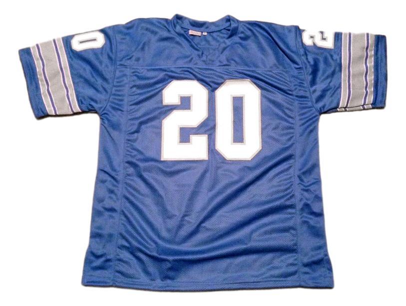 Billy Sims Jersey #20 Custom Unsigned Football Jerseys Stitched Blue