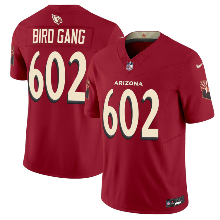 Bird Gang Jersey #602 Arizona 2025 Rivalries Vapor Limited Stitched