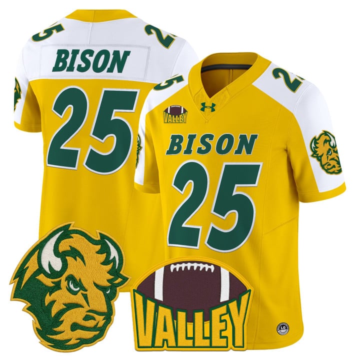 Bison Jersey #25 North Dakota State Bison 2025 Limited Stitched