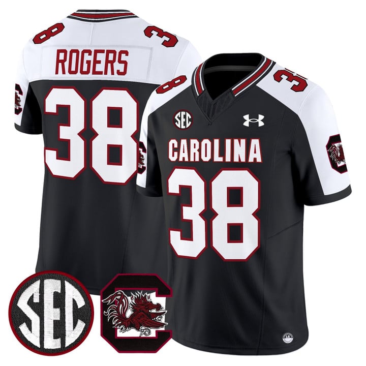 George Rogers Jersey #38 South Carolina Gamecocks 2025 Stitched Black Alternate