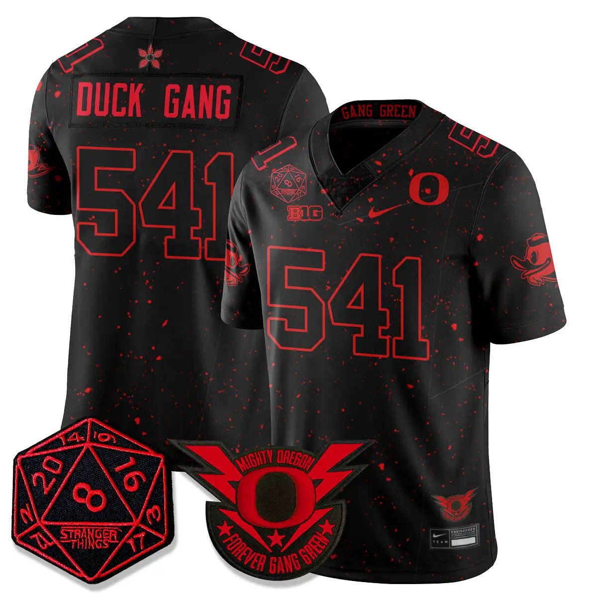 Men ORE Stranger Things Football Vapor Limited Jersey
