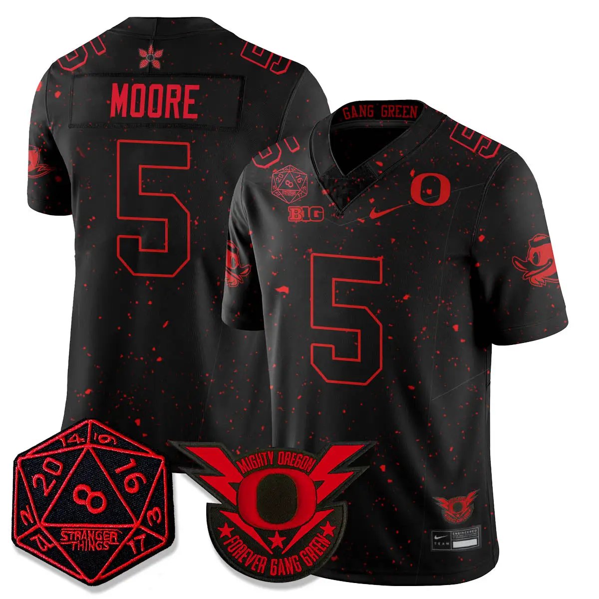 Men ORE Stranger Things Football Vapor Limited Jersey