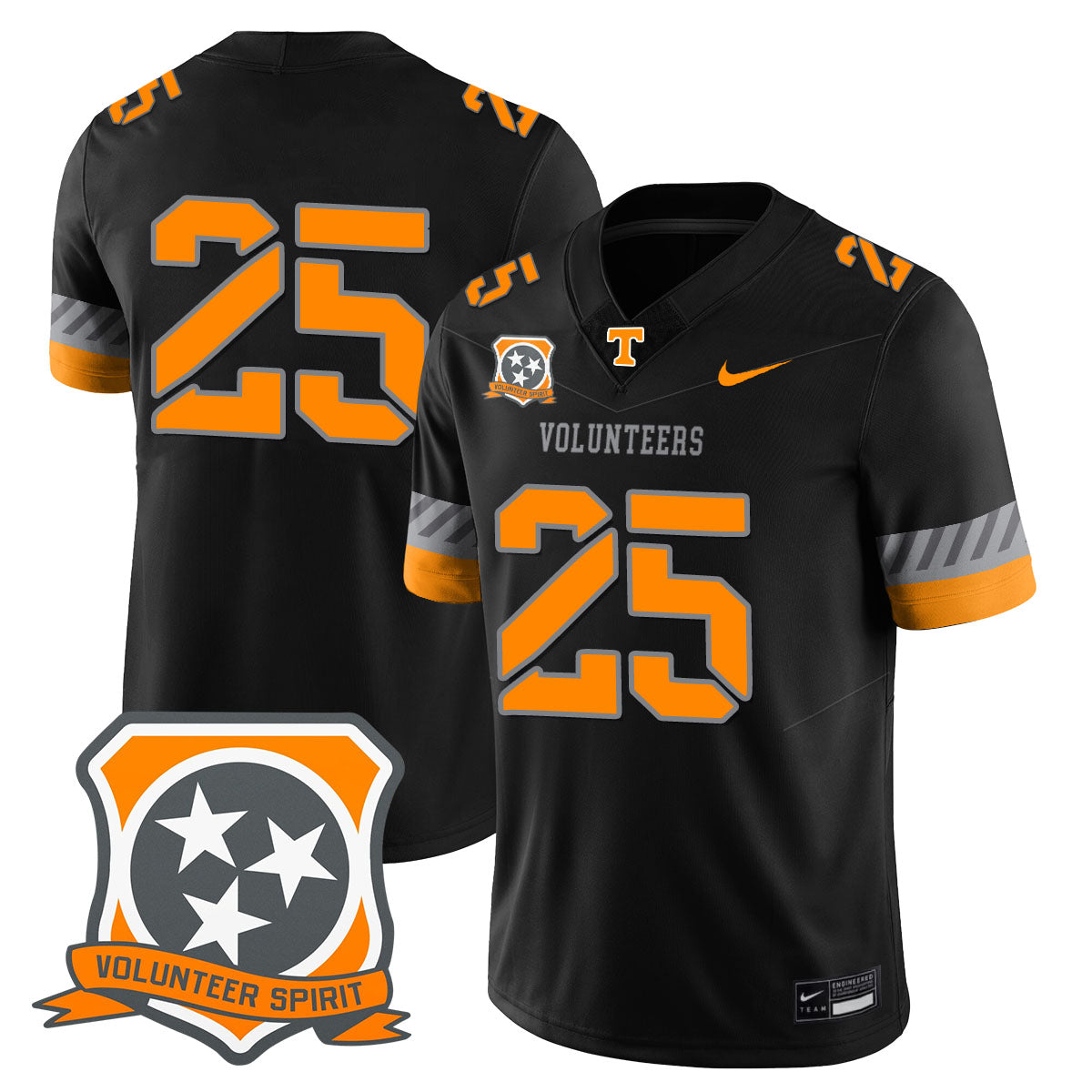 Men Tennessee Volunteers Football 2025 Spirit Limited Jersey - All Stitched