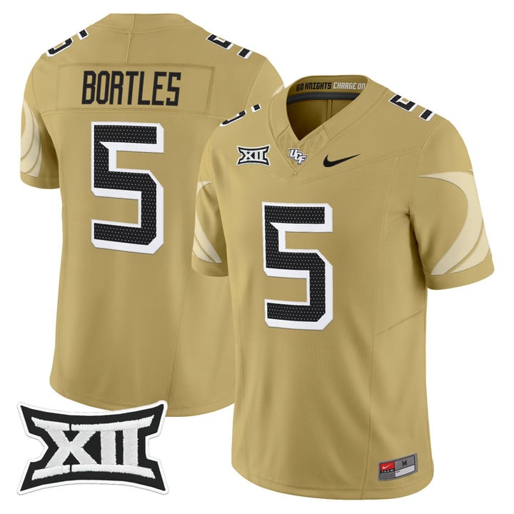 Blake Bortles Jersey #5 UCF Knights 2025 Vapor Limited Stitched Gold