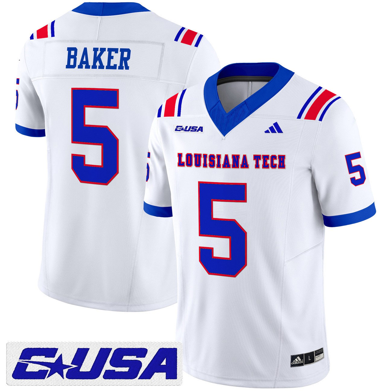 Blake Baker Jersey #5 Louisiana Tech Bulldogs 2025 Limited Stitched