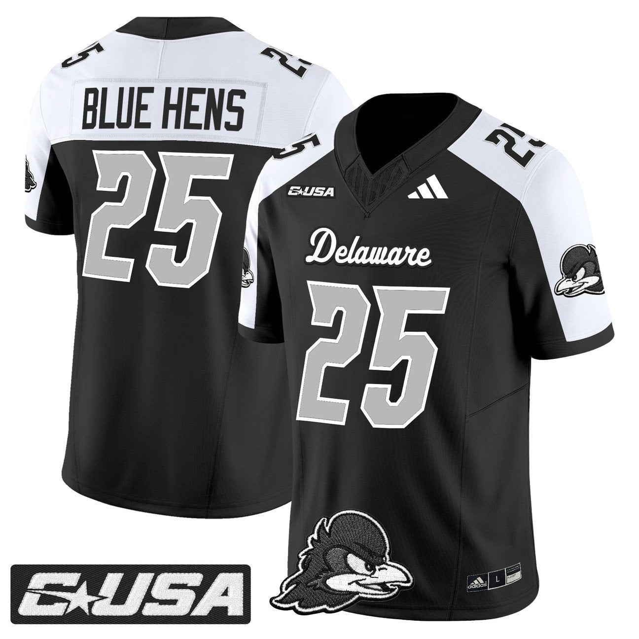 Blue Hens Jersey #25 Delaware Blue Hens 2025 Vapor Limited Stitched