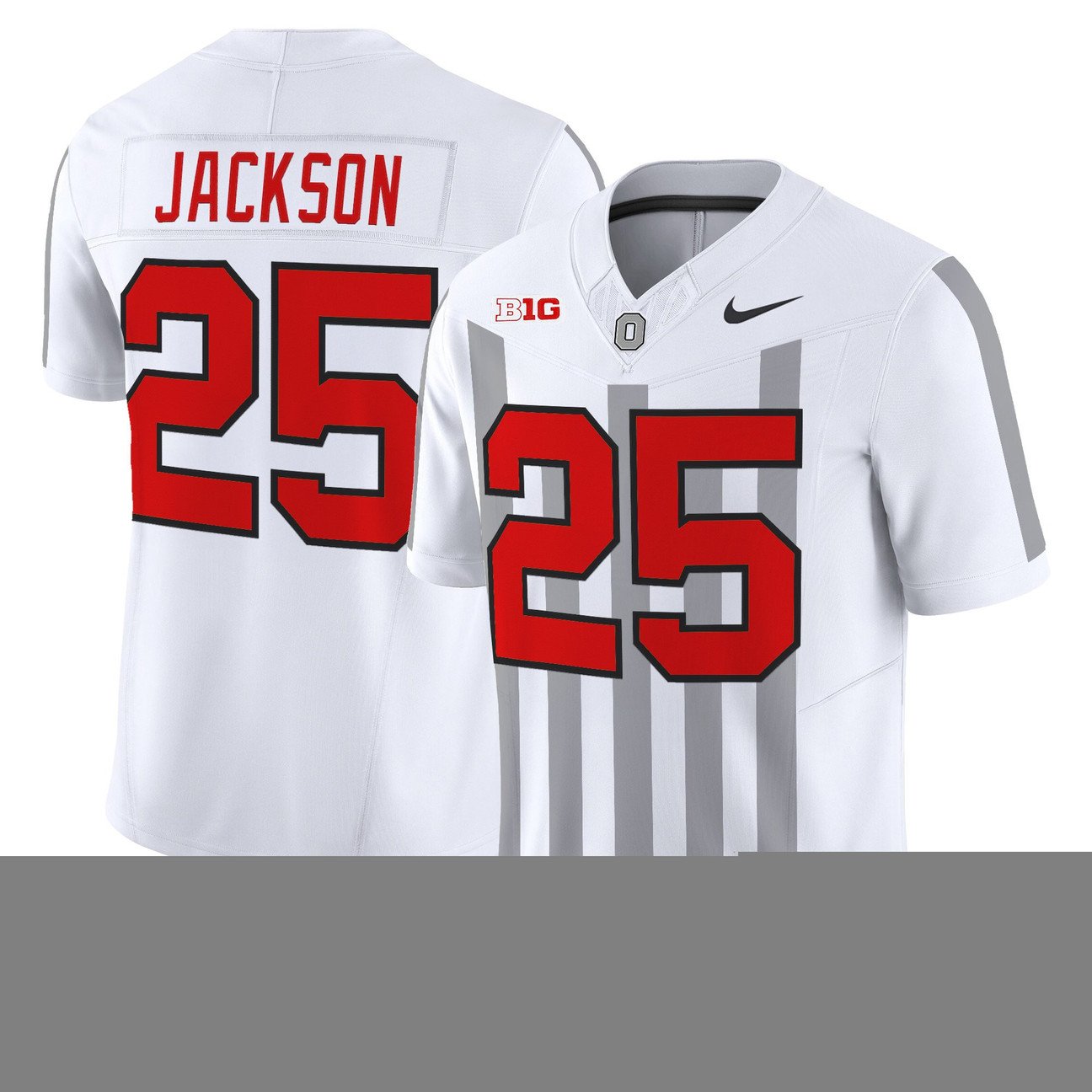 Bo Jackson Jersey #25 Ohio State Buckeyes Throwback Limited Stitched