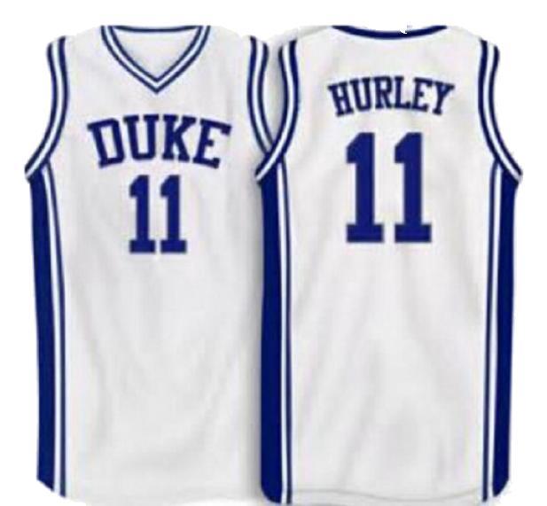 Bobby Hurley Jersey #11 Duke College Basketball New Sewn White