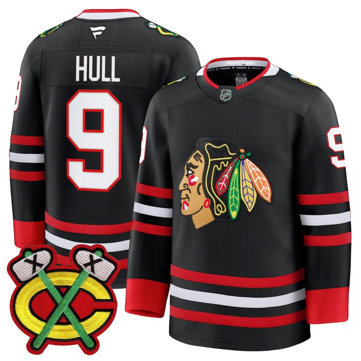 Bobby Hull Jersey #9 Chicago Blackhawks 2025-26 Premium Stitched