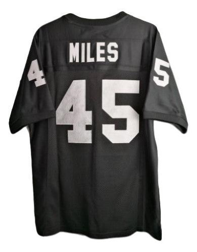 Boobie Miles Jersey #45 Friday Night Lights Permian Football Black