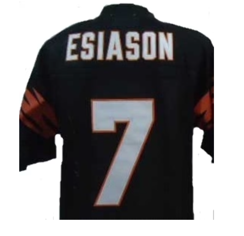 Boomer Esiason Jersey Cincinnatti Bengals Custom Throwback Football Black
