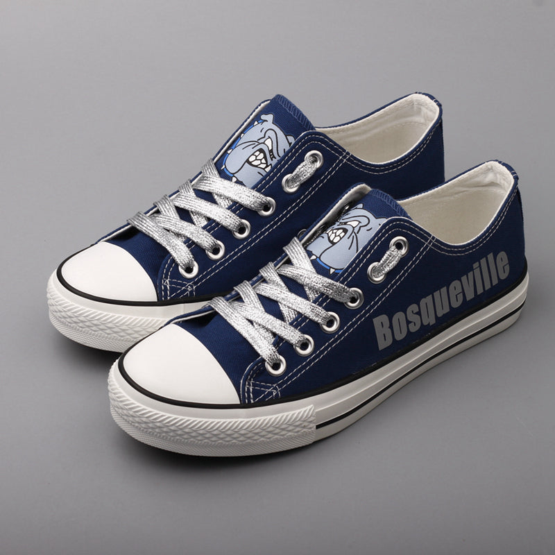 Bosqueville Bulldogs Sport Sneakers Shoes For Men Women Fans