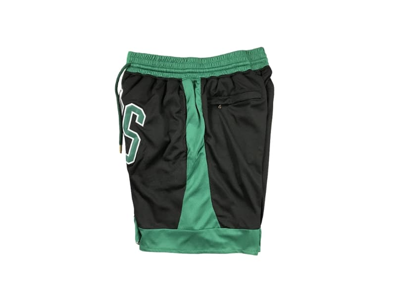 Boston Celtics Black Statement Shorts