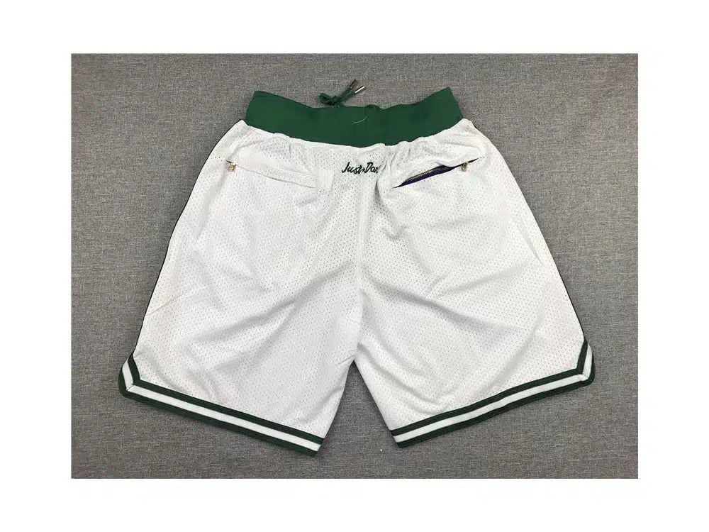 Boston Celtics Shorts White