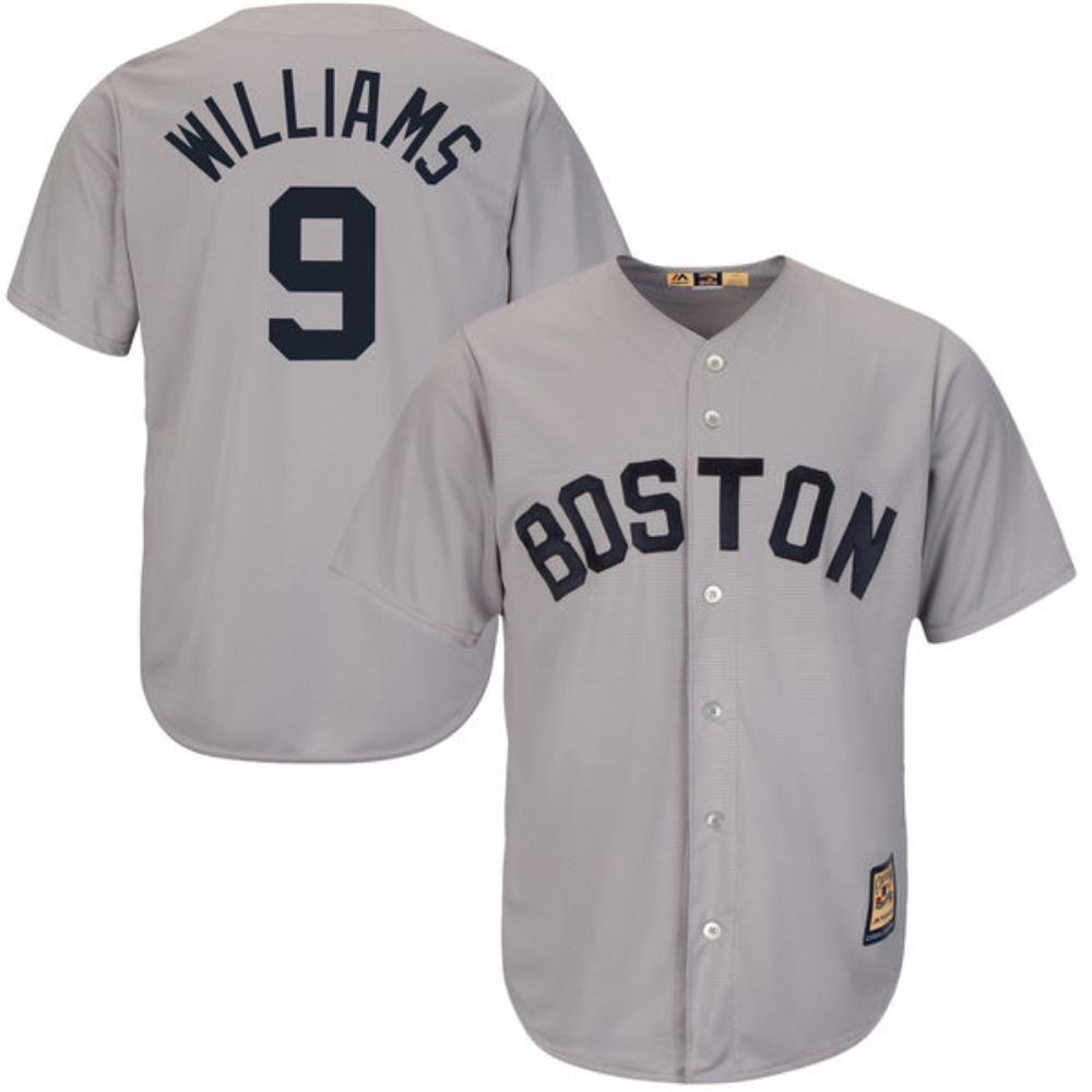 Boston Red Sox Ted Williams Gray Throwback Jersey
