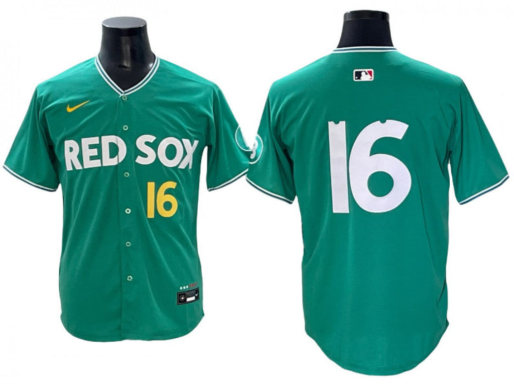 Boston Red Sox #16 Jarren Duran Green 2025 City Connect Limited Jersey
