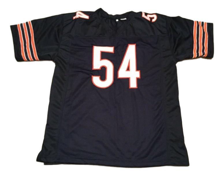 Brian Urlacher Jersey #54 Custom Unsigned Football Jerseys Stitched Blue