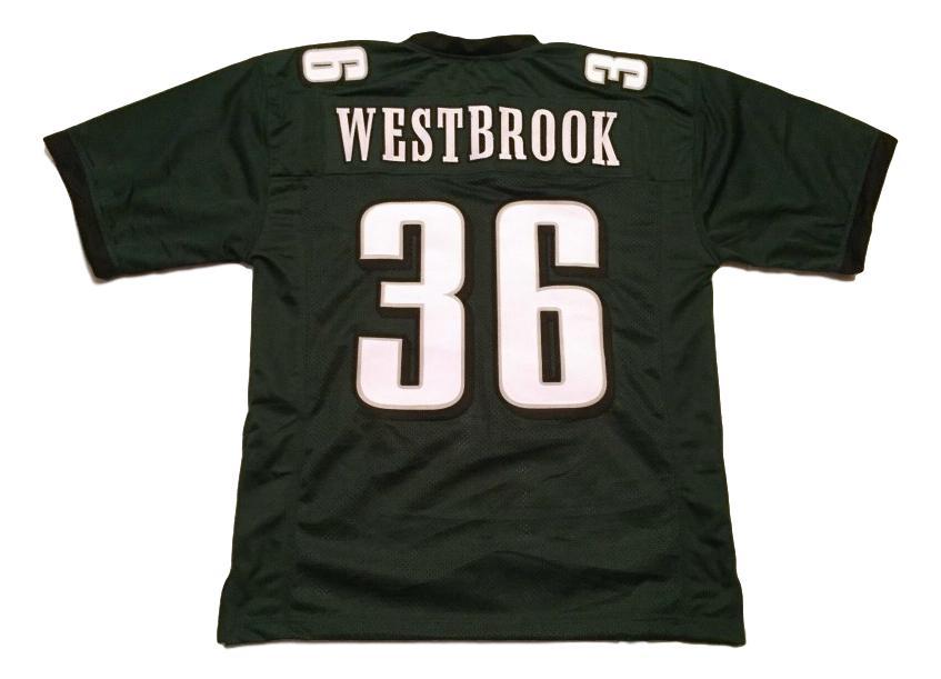 Brian Westbrook Jersey #36 Custom Unsigned Football Jerseys Stitched Green