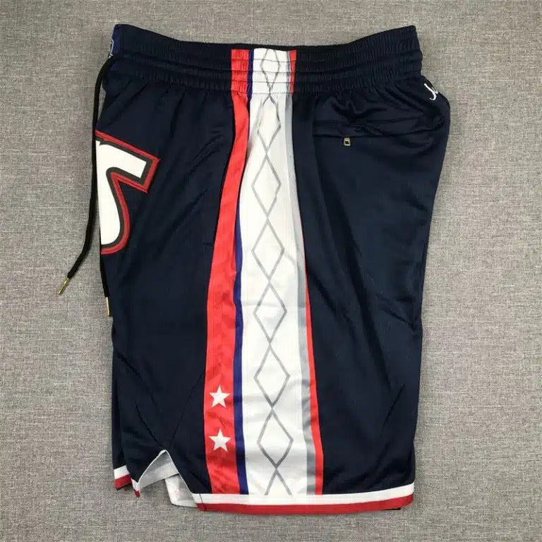 Brooklyn Nets City Edition Navy Shorts - Basketball Shorts Store