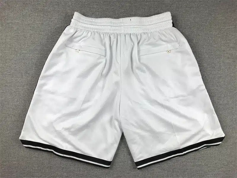 Brooklyn Nets Icon Swingman Shorts - White - Basketball Shorts Store