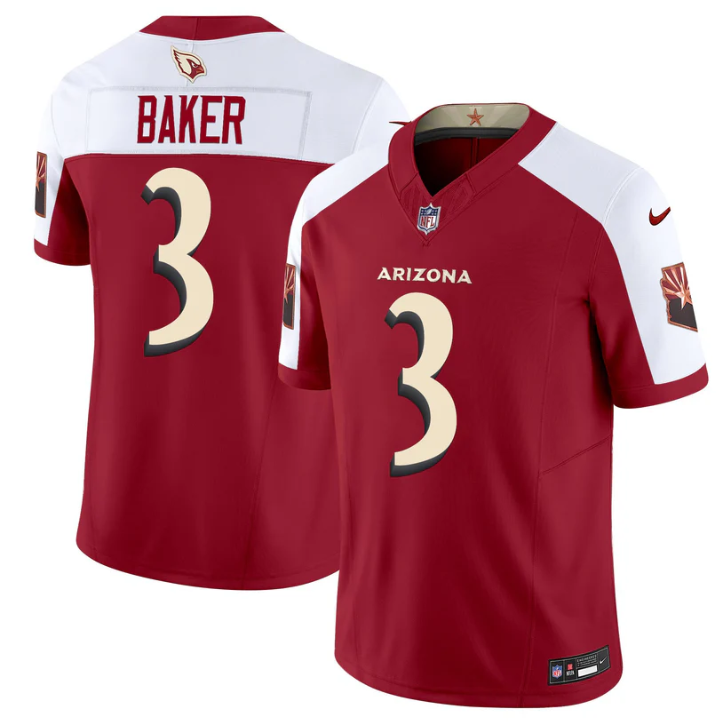 Budda Baker Jersey #3 Arizona 2025 Rivalries Vapor Limited Stitched