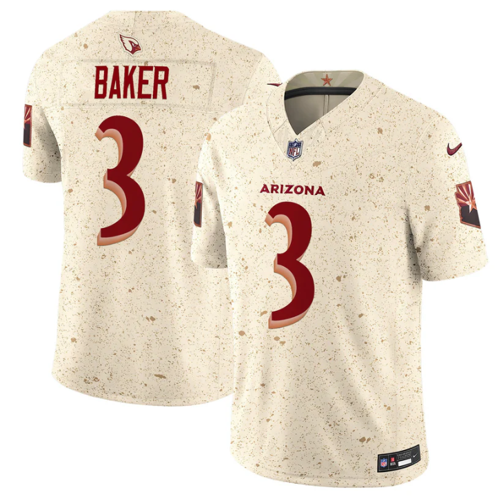 Budda Baker Jersey #3 Arizona 2025 Rivalries Vapor Limited Stitched