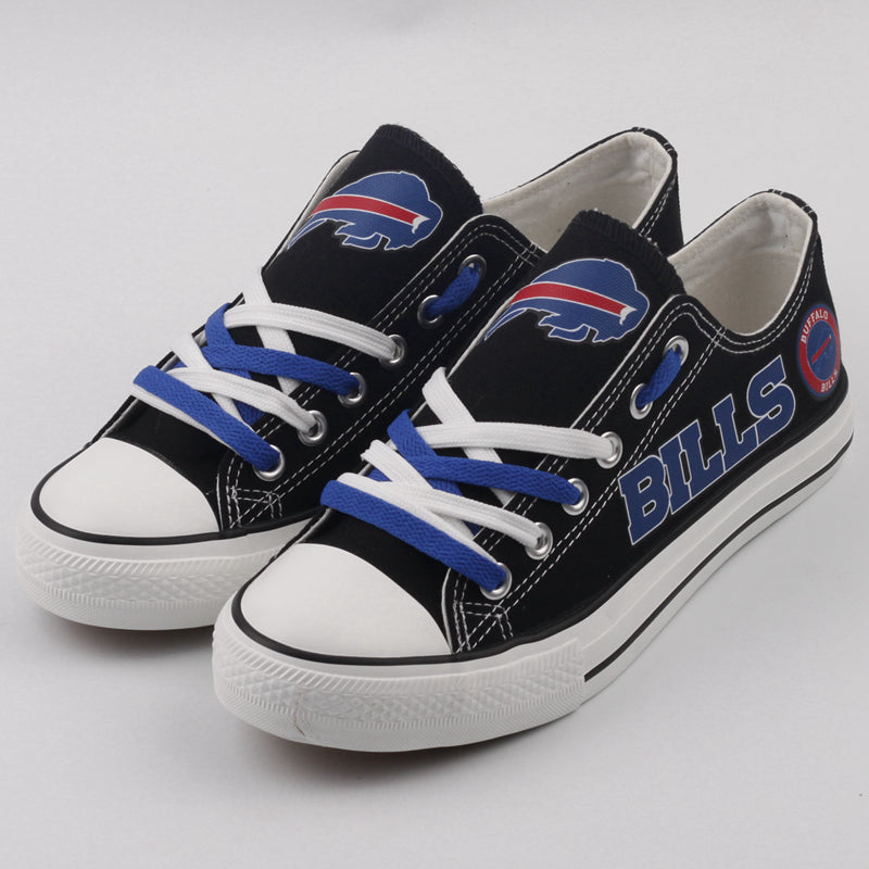 Buffalo Bills Low Top Canvas Sport Sneakers Shoes For Men Women Fans