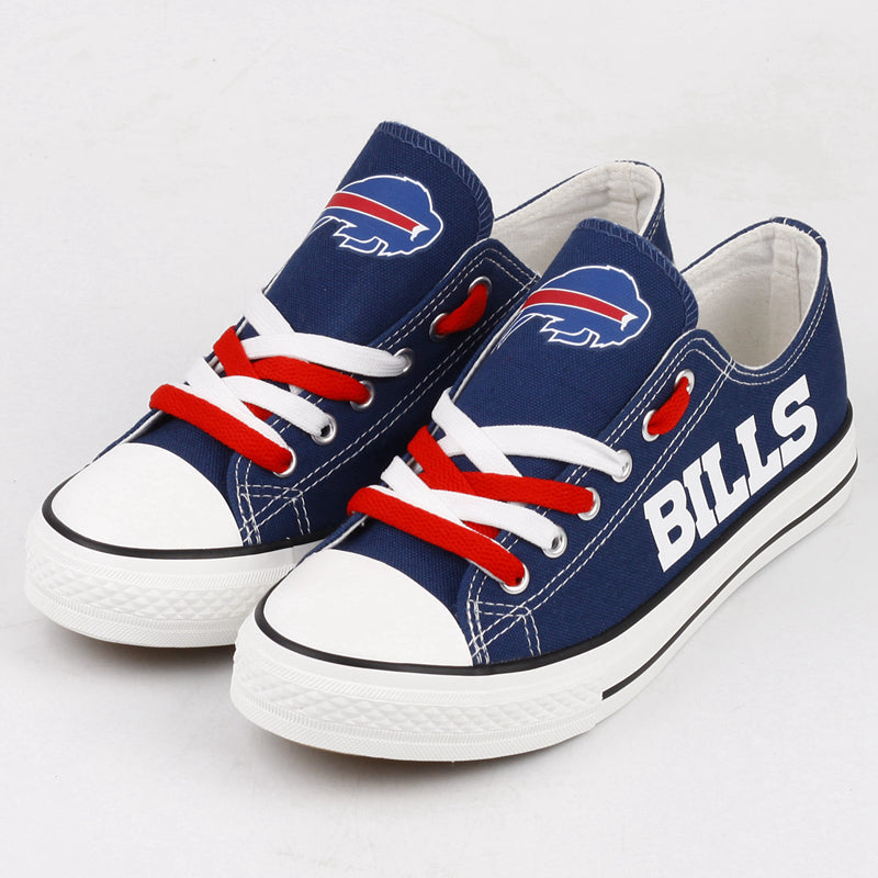 Buffalo Bills Low Top Canvas Sport Sneakers Shoes For Men Women Fans