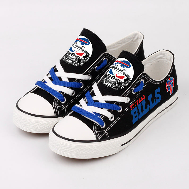 Buffalo Bills Low Top Canvas Sport Sneakers Shoes For Men Women Fans