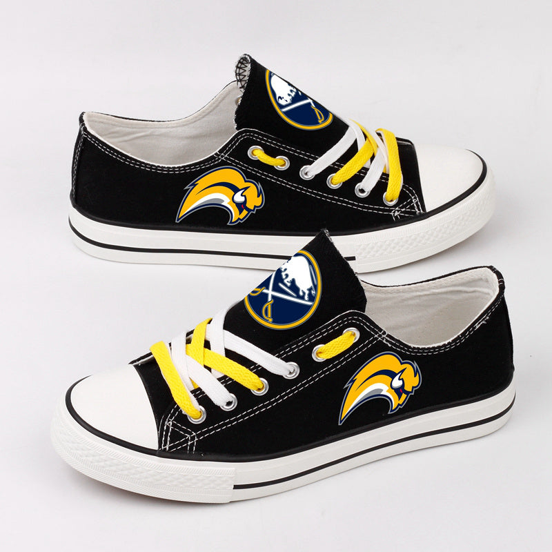 Buffalo Sabres  Low Top Canvas Sport Sneakers Shoes For Men Women Fans
